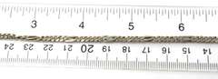 Sterling Silver Figaro Chain Necklace