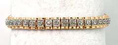 Lovely 0.32CTW Diamond Bracelet in Vermeil