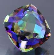 Brilliant multi-color 11mm 5.64ct Mystic Quartz