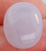 Dreamy 19.86ct lavender periwinkle Chalcedony