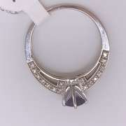 14kt Gold, Blue Sapphire, & Diamond Cocktail Ring