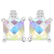 3 CARAT MERCURY MYSTIC TOPAZ 925 STERLING SILVER EARRINGS