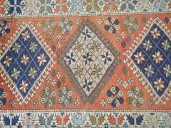 Handmade Kazak Design 5.9x3.6