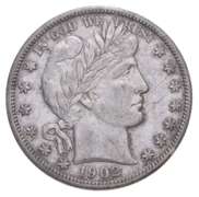 1902 Barber Half Dollar