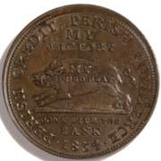 Unc 1834 Down With The Bank Hard Times Token