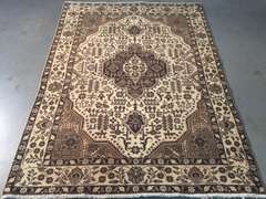 VINTAGE PERSIAN TABRIZ RUG 4.5x6.2