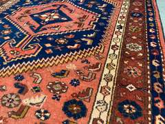 STUNNING PERSIAN SHIRAZ RUG 4.4x7