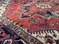 FINE PERSIAN HERIZ RUG 7x9.6