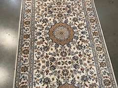 FINE SILK & WOOL KASHAN RUNNER 2.8x11.8