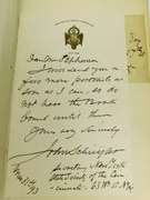 Very Rare 1886 Society of the Cincinnati & Author Letter