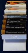 United States Mint Proof Sets 2010-2013. Two Sets For Each Year.