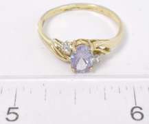Estate Amethyst Ring in Yellow Gold