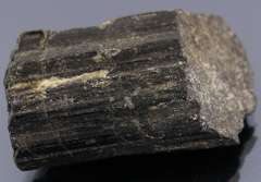 Huge! 128.85ct all natural uncut black Tourmaline