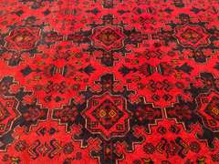 EXQUISITE AFGHAN RUG 6.7x9.9