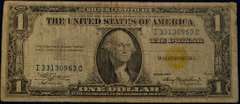 Series 1935A $1 Silver Certificate, World War II North Africa Note