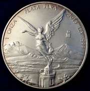 2013 Mexican Libertad, 1oz .999 Silver.