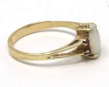 Beautiful Yellow Gold Marquise Opal Ring