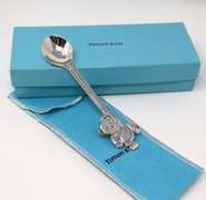Tiffany & Co Teddy Bear Holding Balloon Baby Spoon