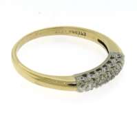 Dazzling Yellow Gold Diamond Band