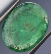 Flat cut! 6.13ct unheated Zambian Emerald