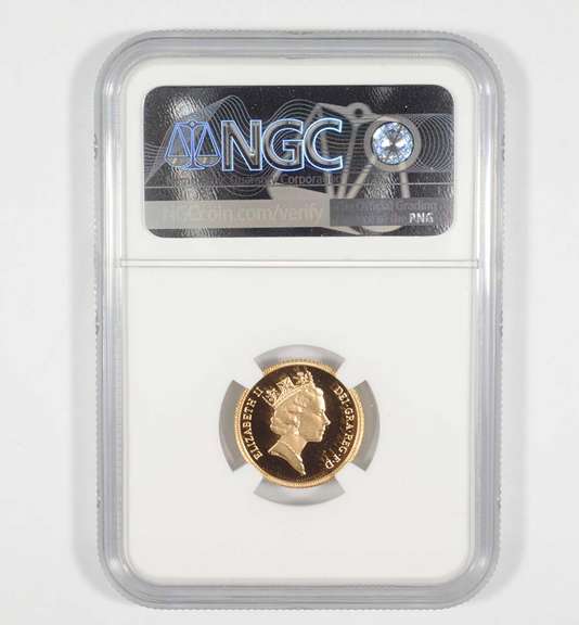 PF70 UCAM 1986 Great Britain 1/2 Sovereign - Graded NGC
