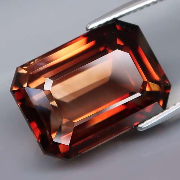 Lavish 19.37ct emerald cut Imperial Topaz