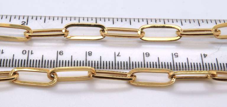 Charming 18kt Oval Link Necklace