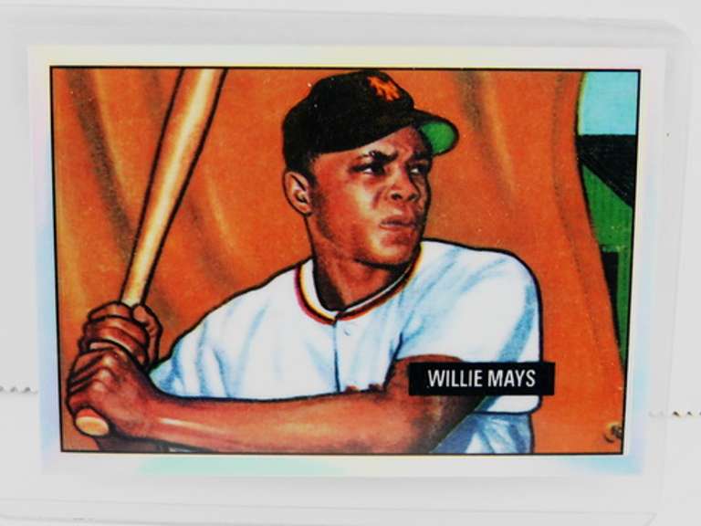 Willie Mays 1998 Topps Reprint Baseball Card