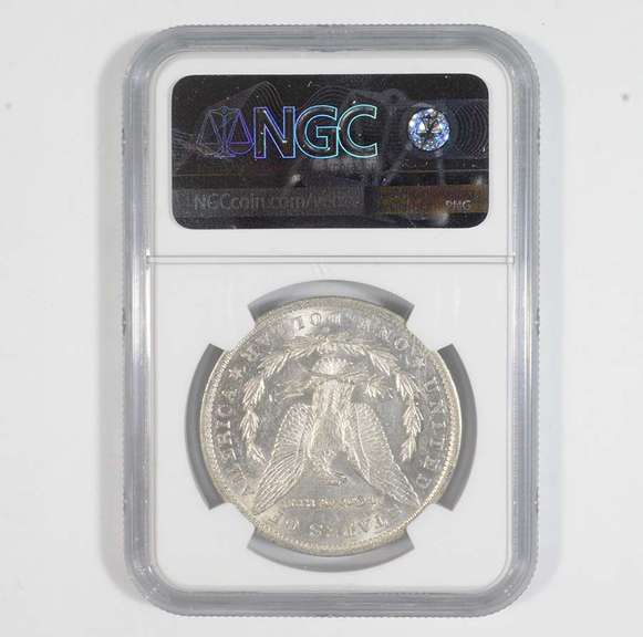 AU58 1889-O Morgan Silver Dollar - Graded NGC