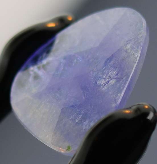 Flat Rose Cut! 6.3ct violet blue Tanzanite