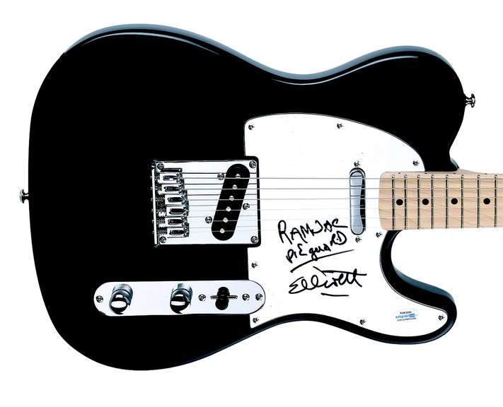 Ramblin' Jack Elliott Autographed Signed Guitar Legendary Folk Singer ACOA