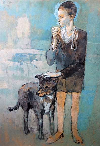 Pablo Picasso, Boy With A Dog