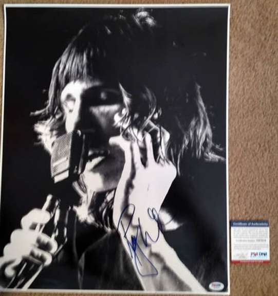 Pink Floyd Roger Waters Signed Live Vintage 16x20 Concert Photo PSA/DNA UA