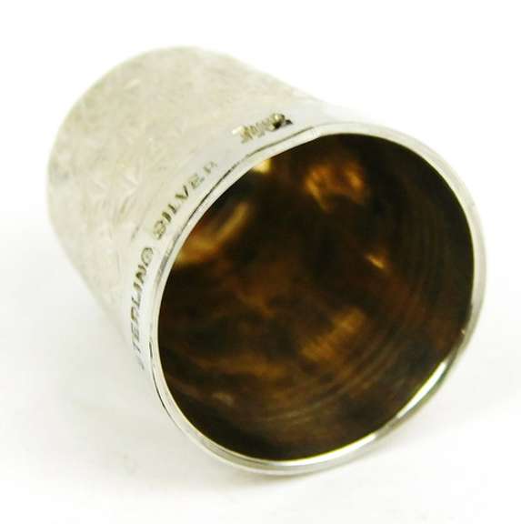 Antique Sterling Silver Thimble