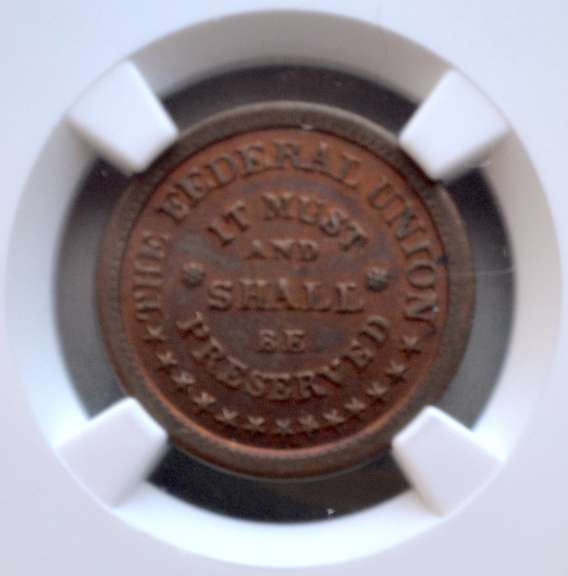 The Federal Union Civil War Token NGC MS 63 RB