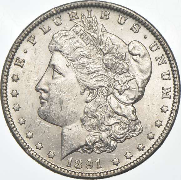 1891-CC Morgan Silver Dollar