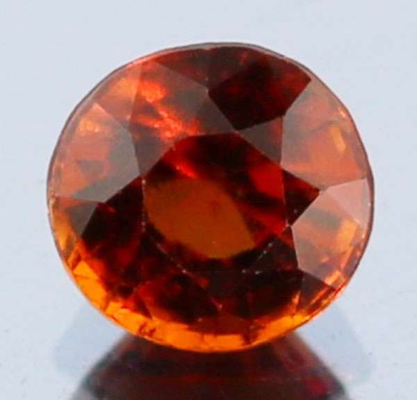 Amazing red orange color in this 3.28ct Garnet
