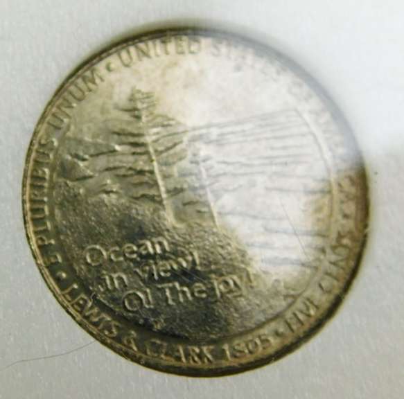 2005 Jefferson Ocean View Commemorative 5 Cent Coin