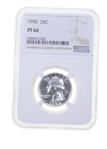 PF66 1950 Washington Quarter - Graded NGC