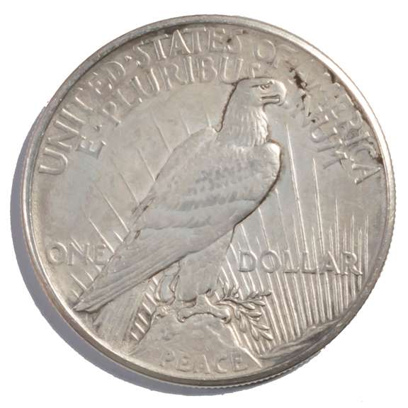 1921 Unc Key Peace Dollar