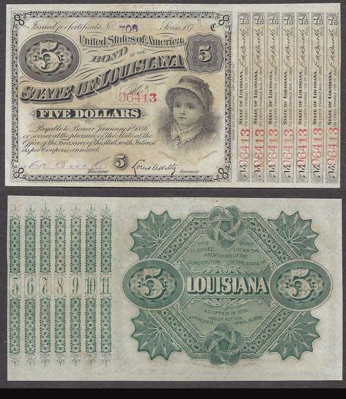 Baby Bond Series 187X Louisiana