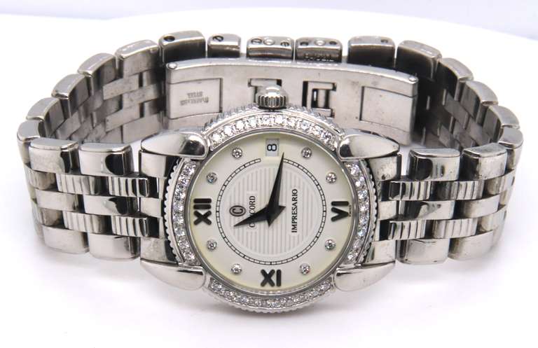 Concord Impresario Ladies White Dial Watch
