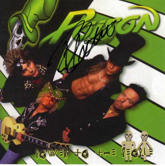 Rikki Rockett Autographed Poison Power To The People Signed CD Cover