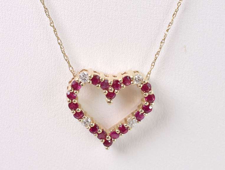 Ravishing Ruby and Diamond Ring in Yellow Gold