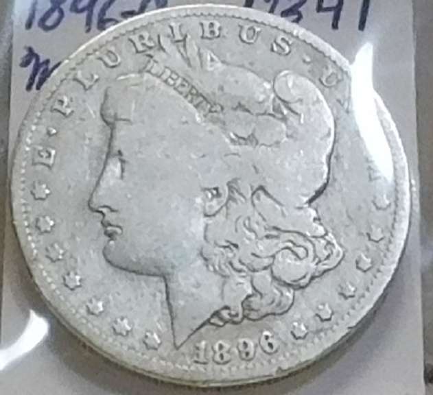 1896-O Morgan Dol  circ  harder date