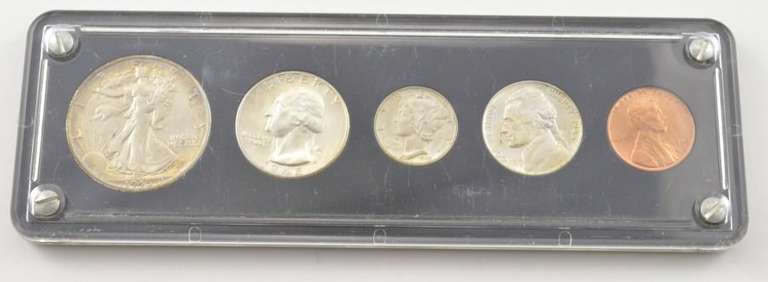 1945 United States 5 Coin Set