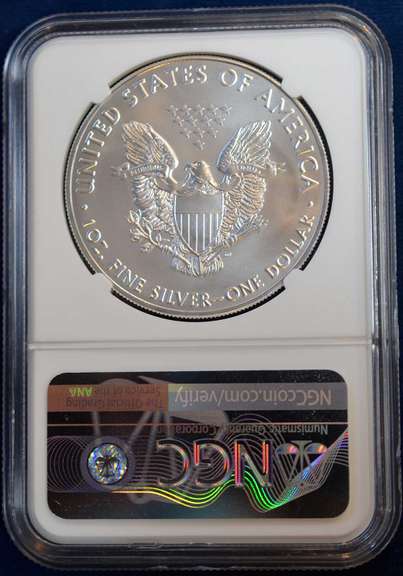 2019 American Silver Eagle NGC MS70.