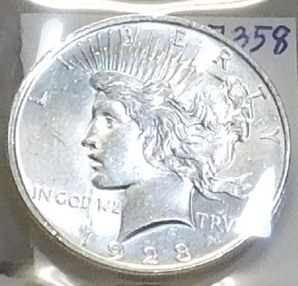 1923 Peace Dollar Uncirculated