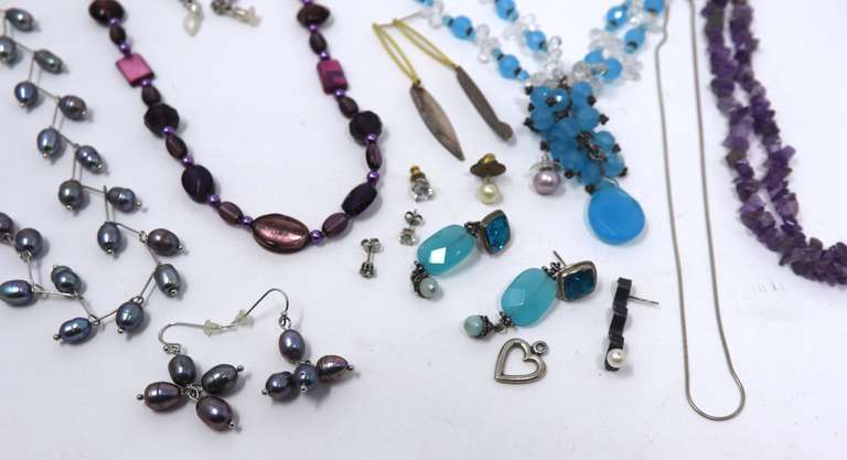 Group Lot of Gemstone Jewelry