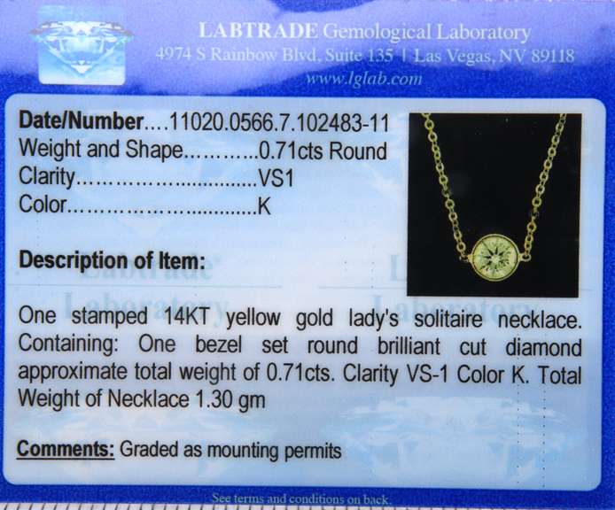 Pleasing Bezel Set Diamond Pendant on Chain Necklace